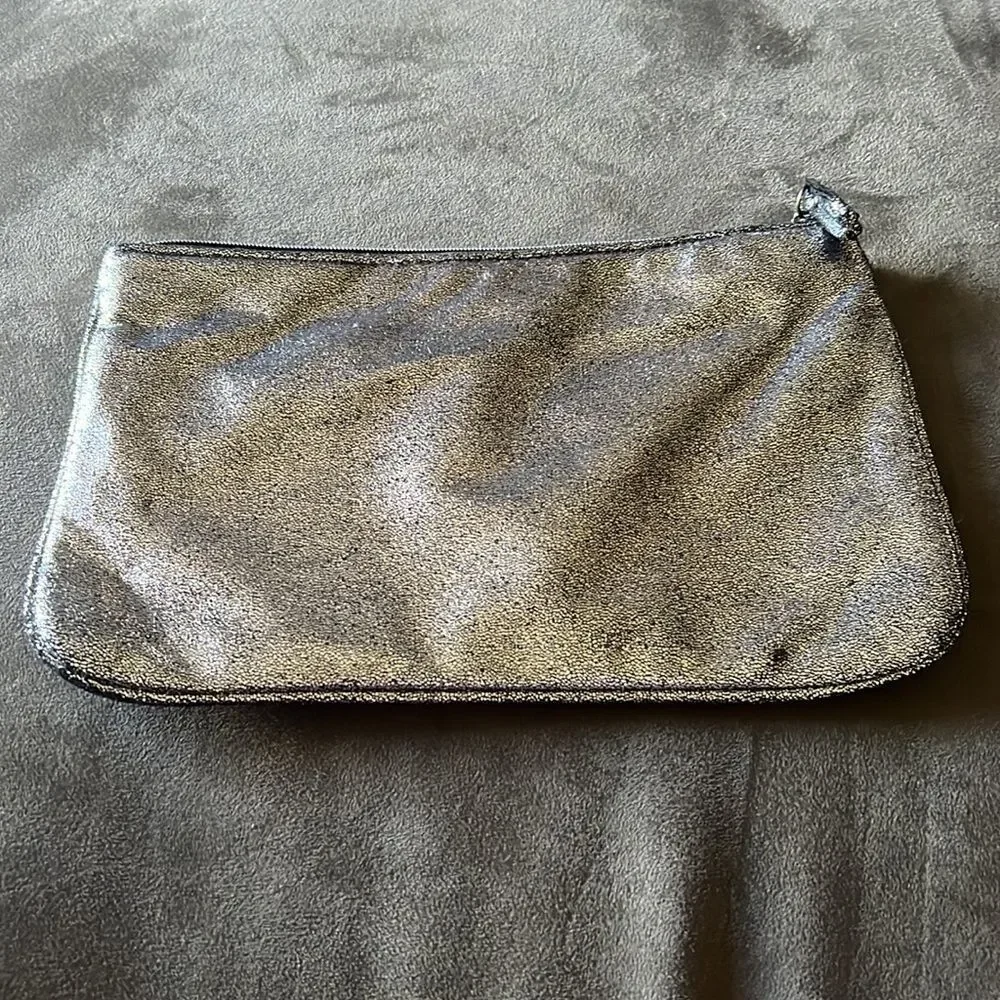 🌟 Victoria Secret Silver Large Clutch